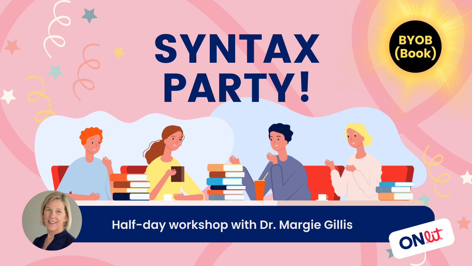 Syntax Party 1 Syntax Party BYOB(Book) with Margie Gillis