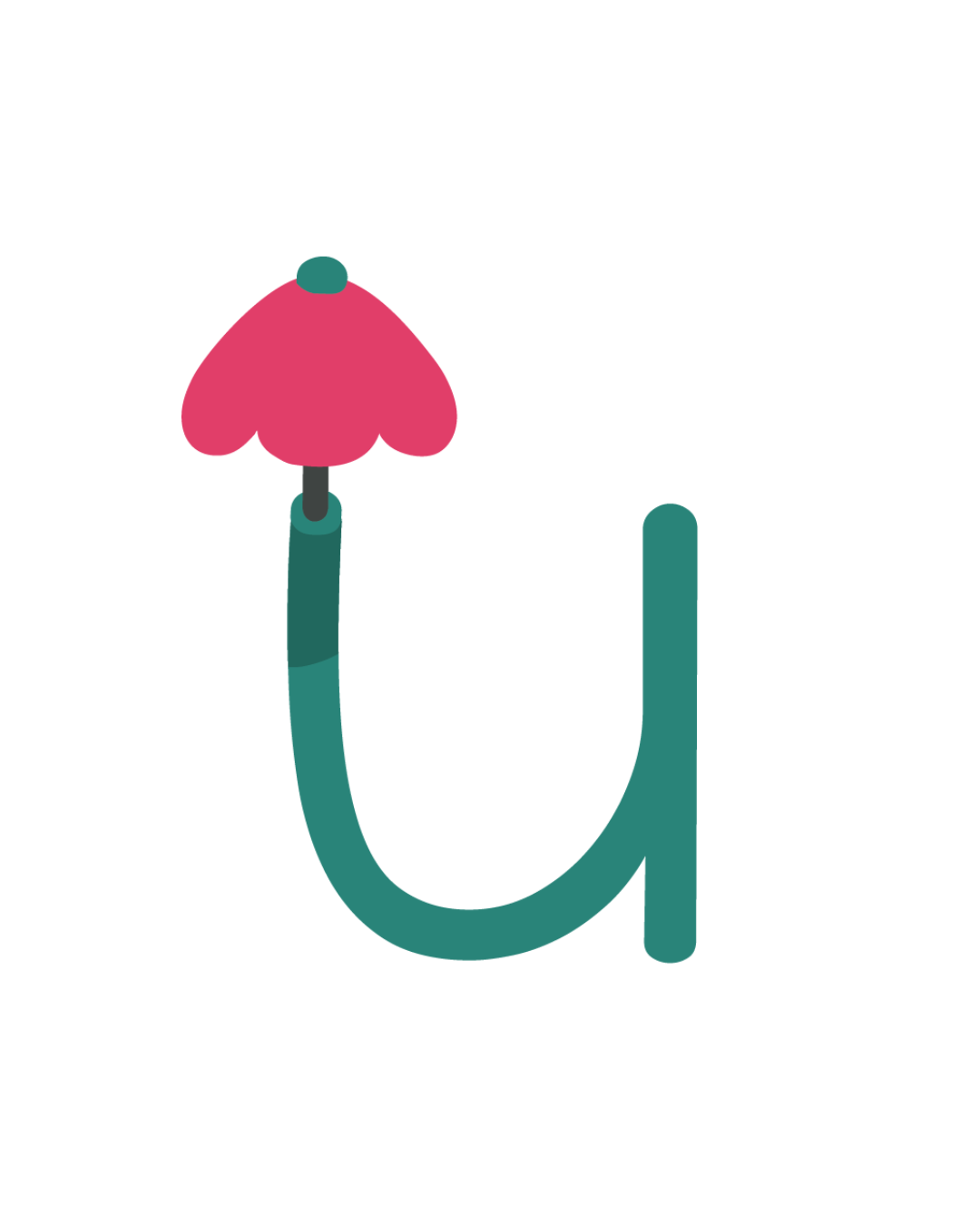 u